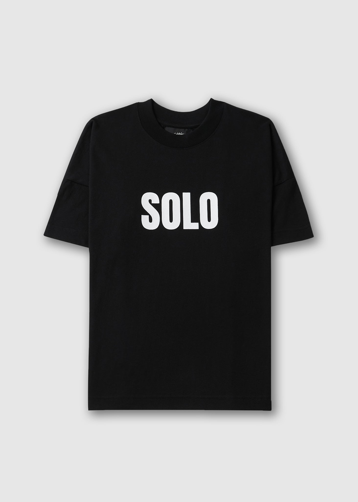 SOLOTOKO SPLIT LOGO BLACK T-SHIRT