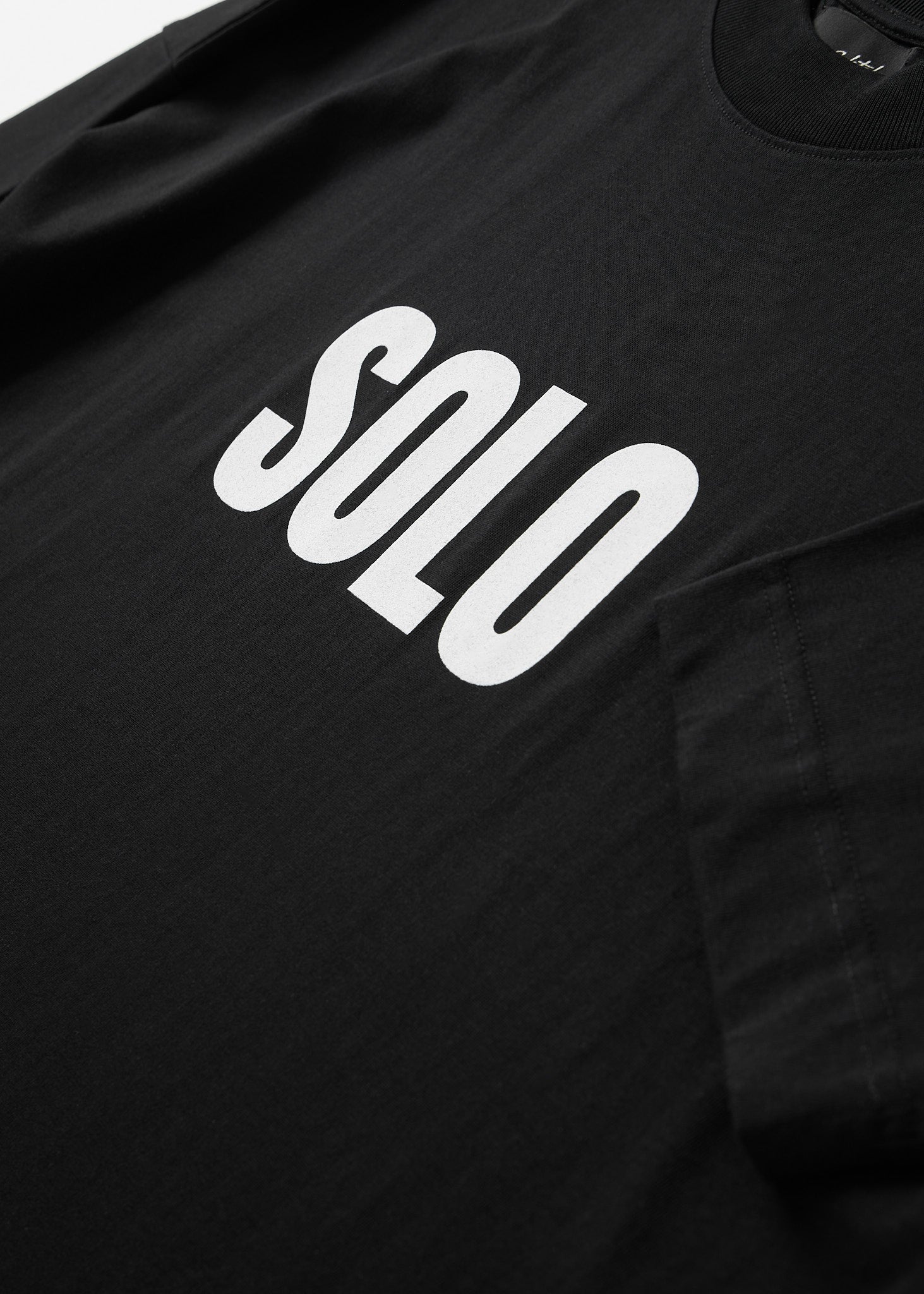 SOLOTOKO SPLIT LOGO BLACK T-SHIRT