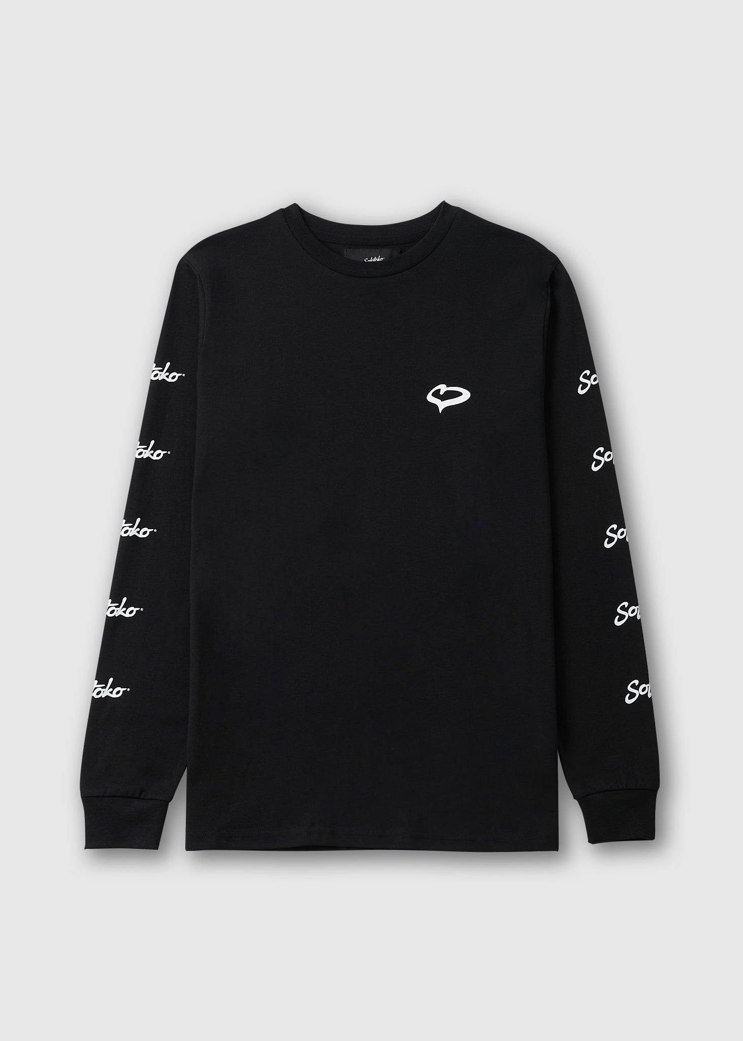 SOLOTOKO LONG SLEEVE BLACK T-SHIRT