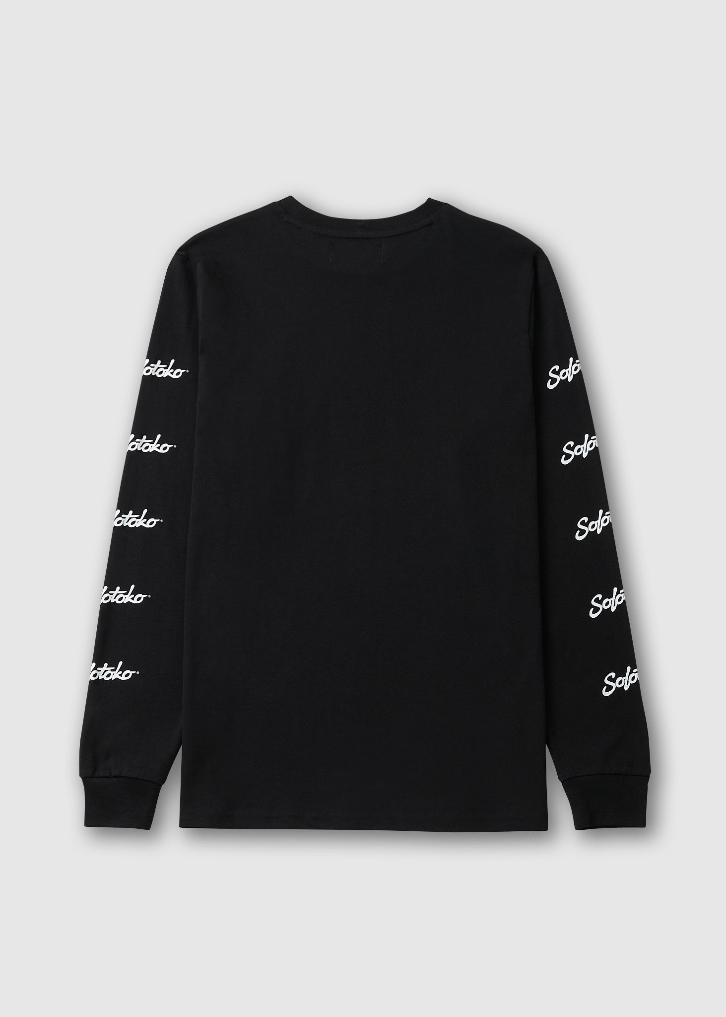 SOLOTOKO LONG SLEEVE BLACK T-SHIRT